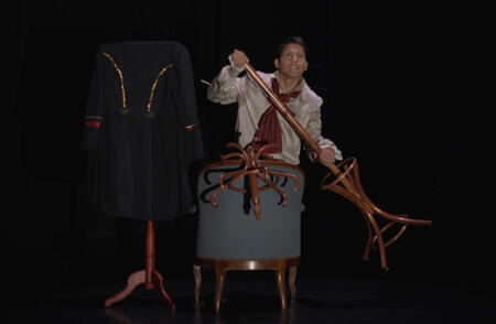 Another Reality Another Reality is a work performed by a pianist and a dancer who together perform Fantasiestücke, Op. 12. The performance explores psychic resilience and art's ability to transform suffering into beauty. The audience embarks on an introspective journey th